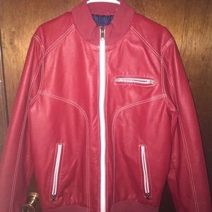 Black Rivet fine leather jacket size m